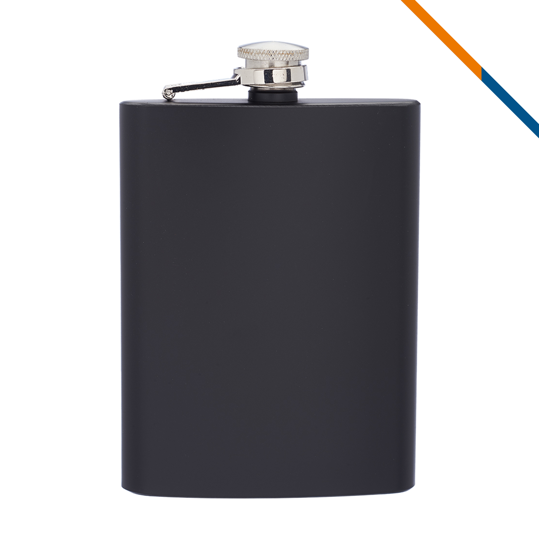 Aki Stainless Steel Hip Flask - 8 OZ. 3