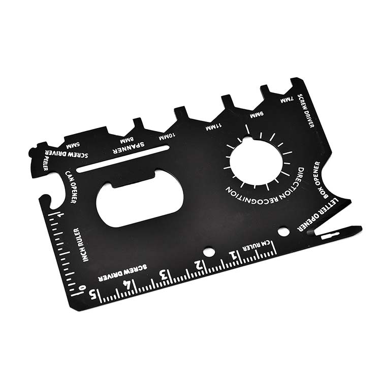 Multi-Function Hand Tool Metal Tactical Survival Pocket in Credit Card Sized 3