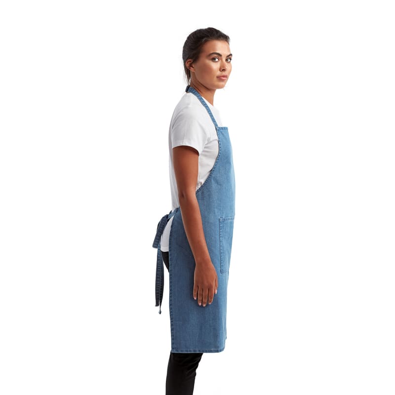 Artisan Collection By Reprime Unisex 'Colours' Recycled Bib Apron With Pocket 100