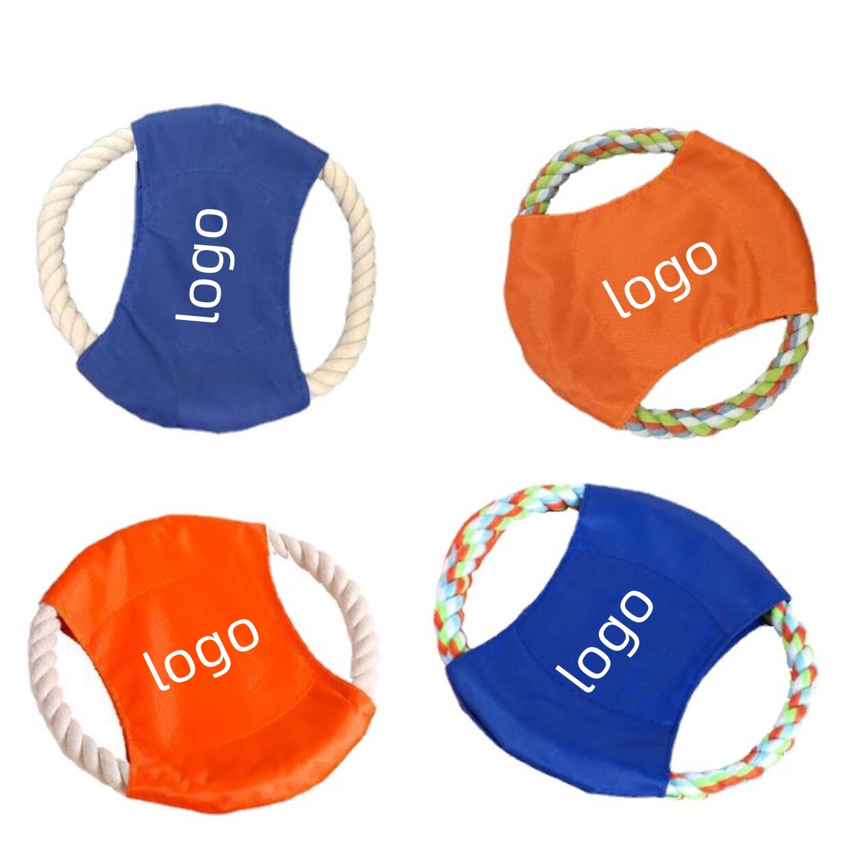 Pet Rope Tug And Flyer Toy 2