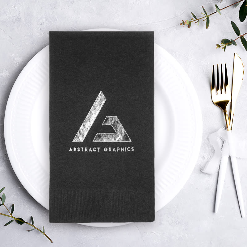 Foil Stamped Dinner Napkins 15