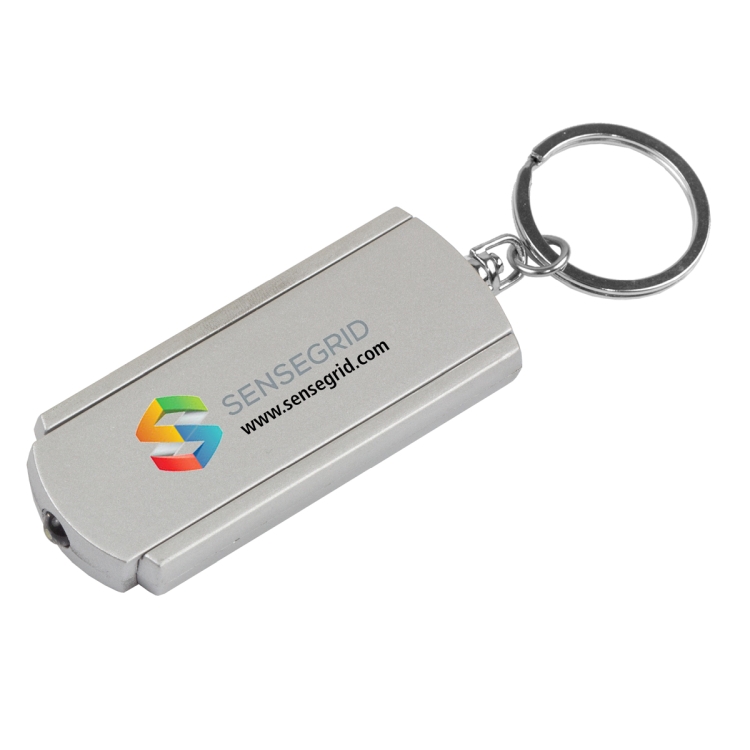 "Voyager FC" PhotoImage ® Full Color Imprint Slim Keyholder Keylight with Bright White LED Light 14