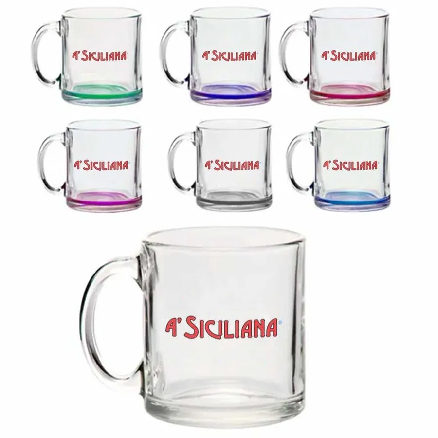 Pristine Aroma Coffee Mugs, custom glassware with logo imprint 3