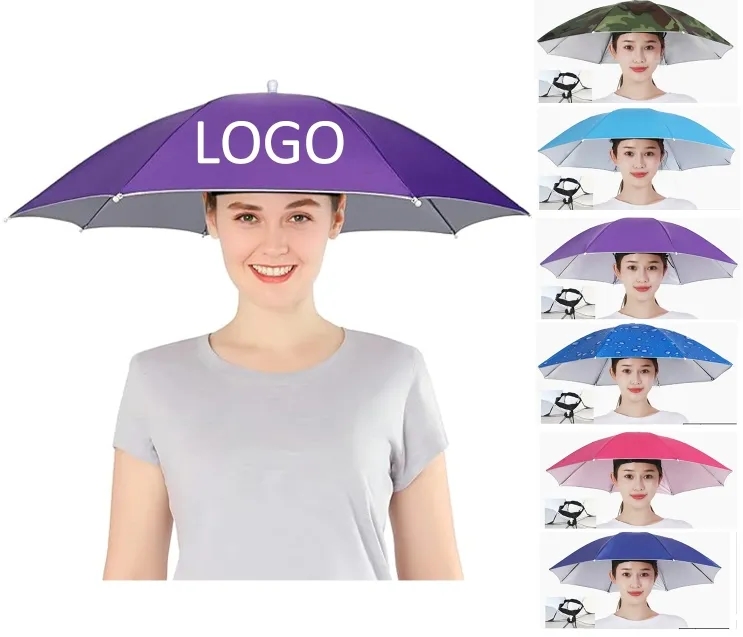Lightweight Foldable Umbrella Hat for Travel Camping Hiking - UV Protection 5