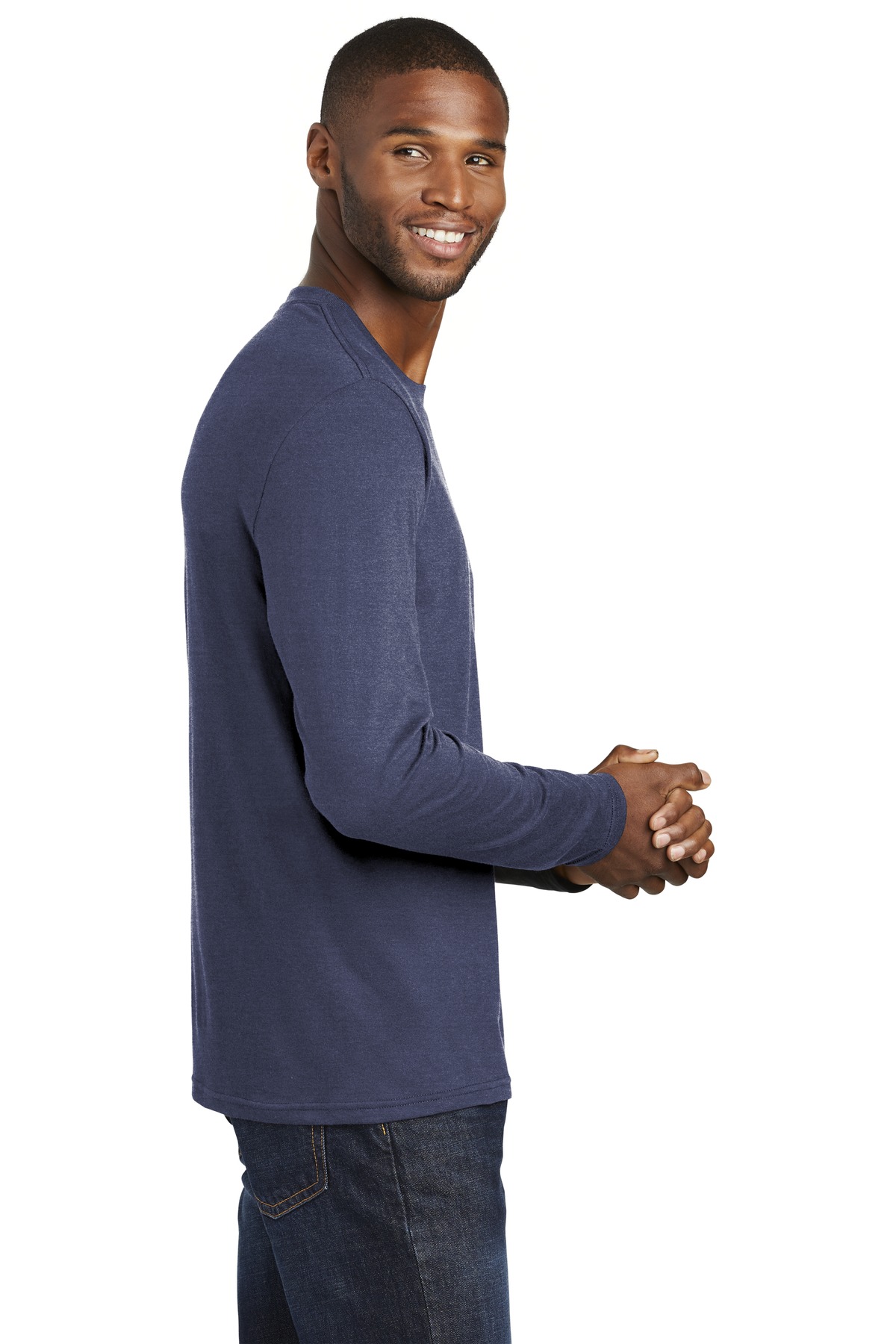 Port & Co Long Sleeve Fan Favorite Blend Tee. PC455LS 22