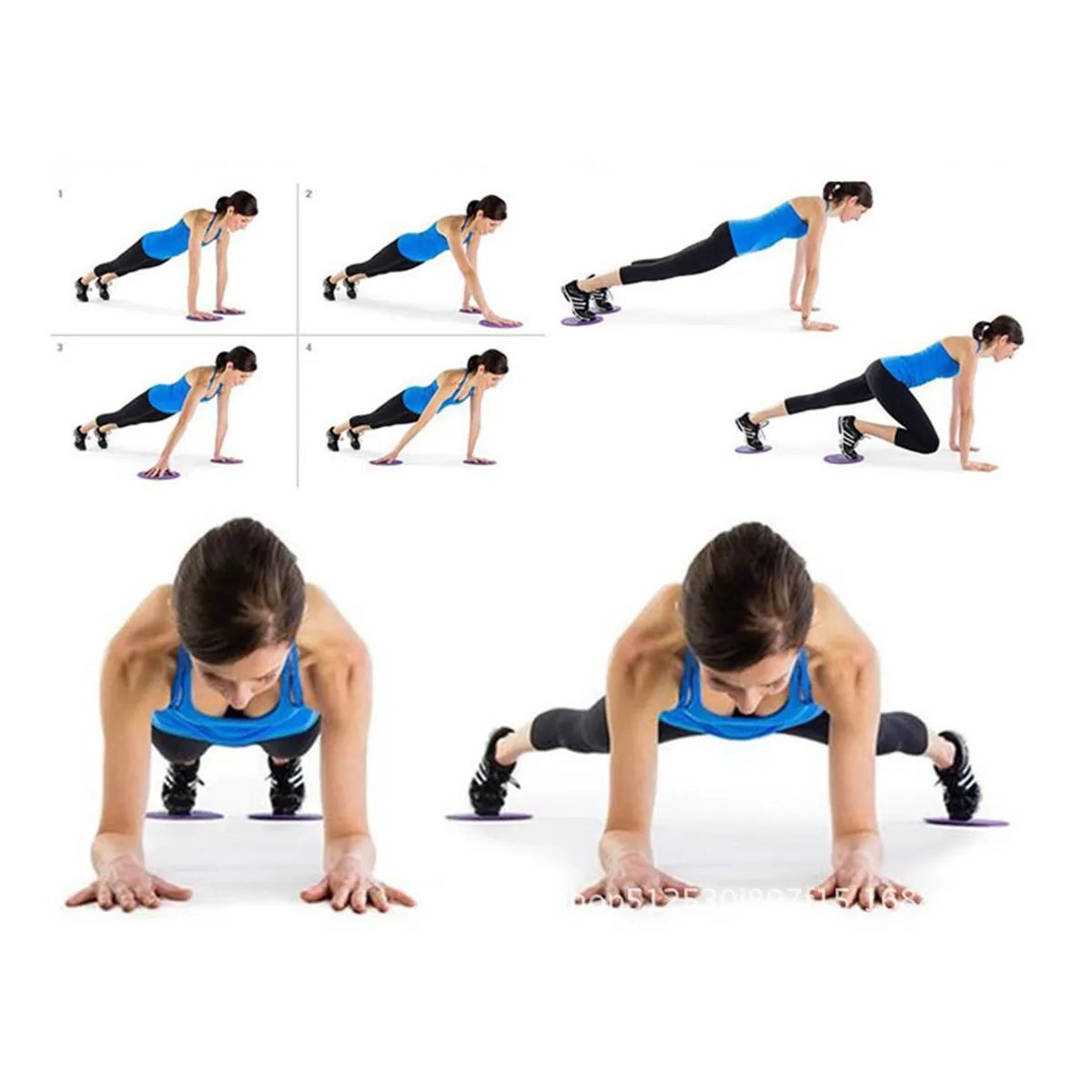 Fitness Training Abdominal Muscle Skateboard Mat 2