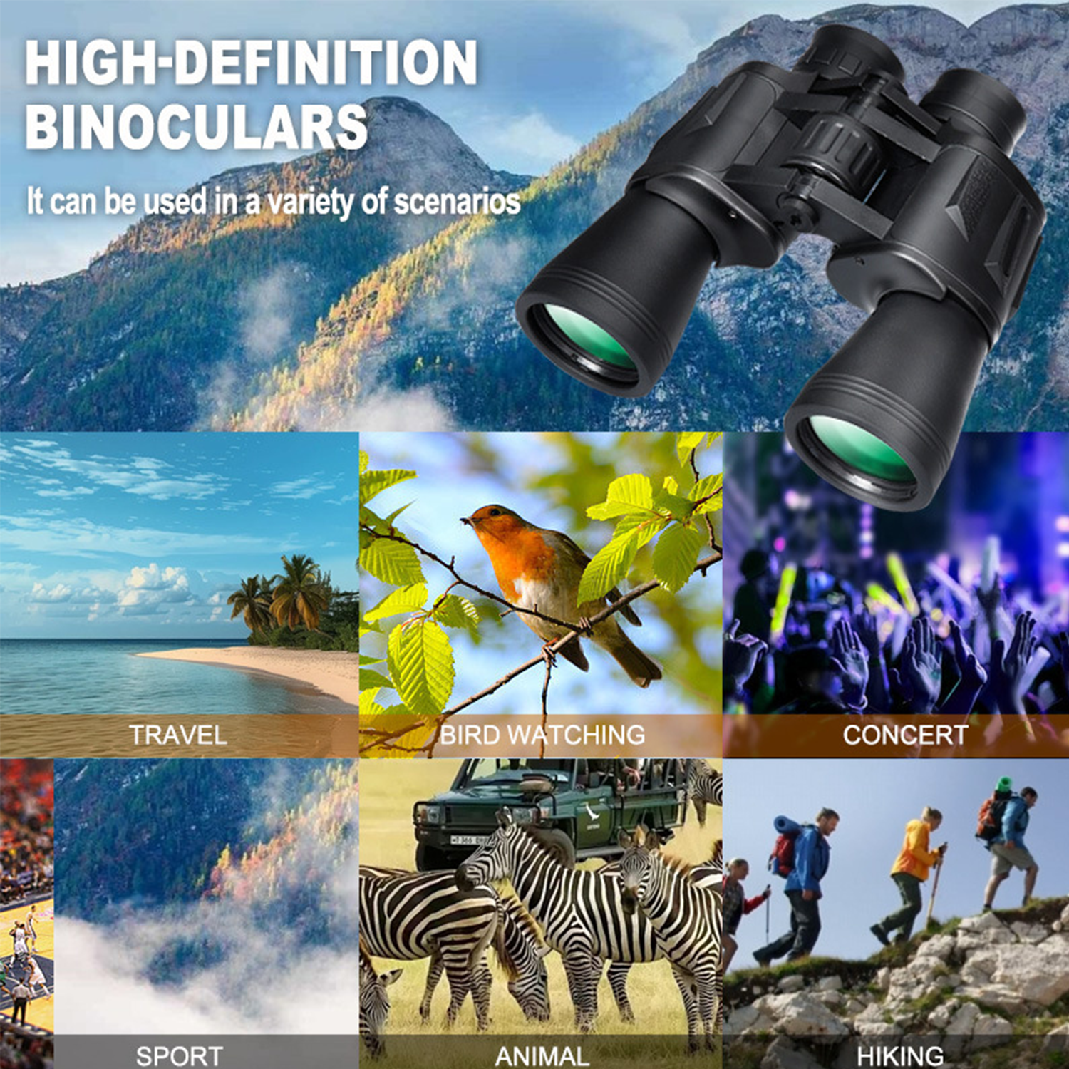 20x50 High-Definition Adult Binoculars 5
