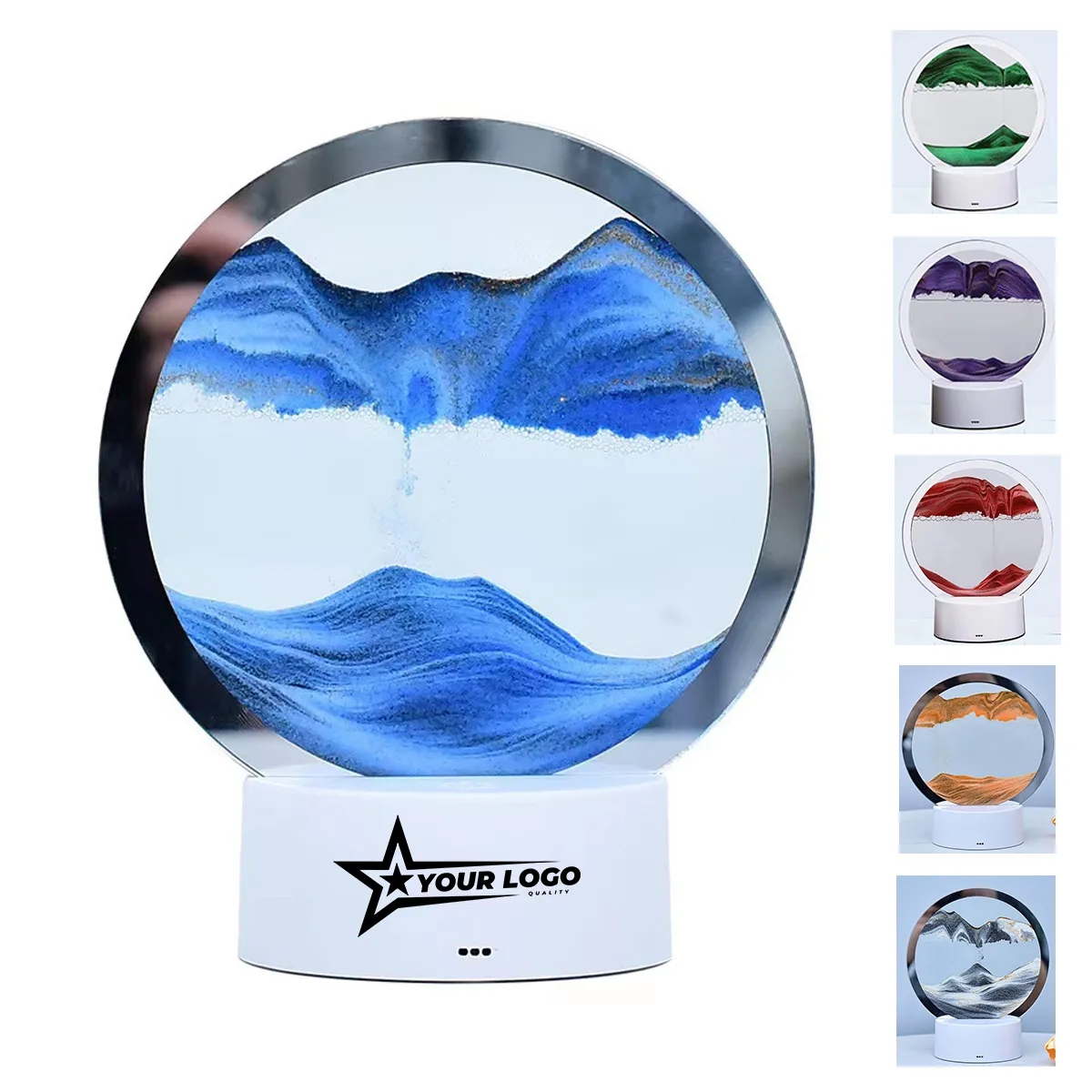 Moving Sand Art 3D Lamp 2