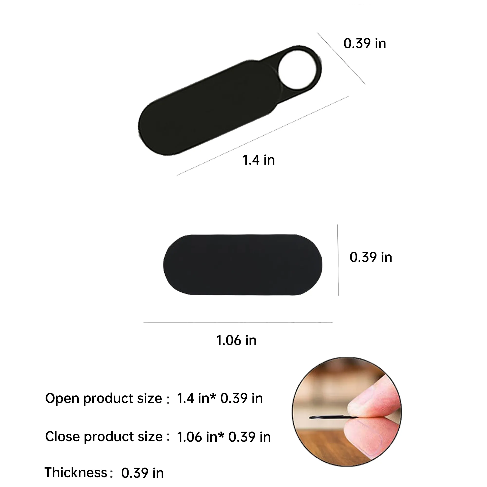 Ultra-Thin Laptop Phone Webcamera Cover 7