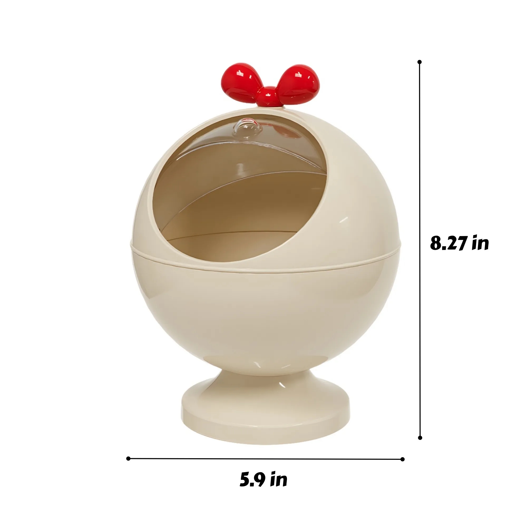 Round Storage Box Large Capacity Organizer Bin 3