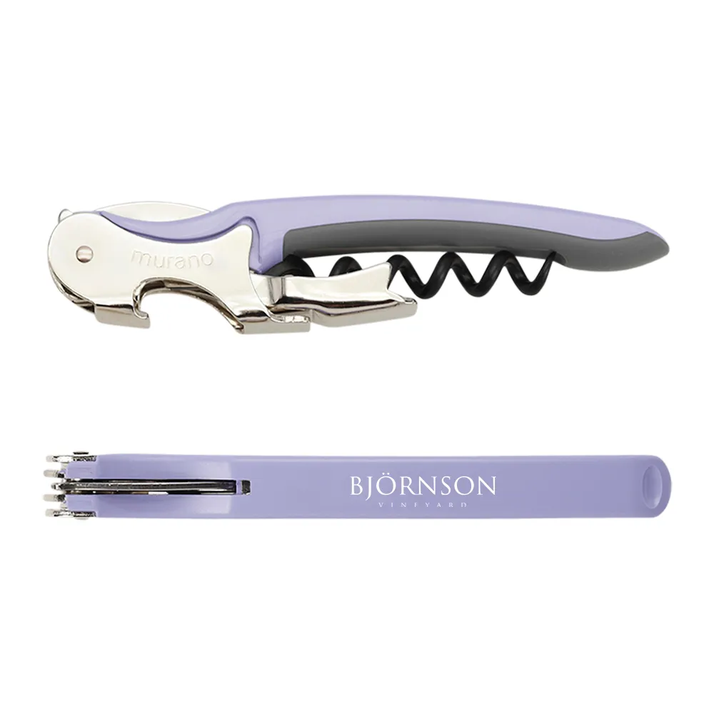 Murano Soft-Touch Italian Two-Step Waiters Corkscrew 24