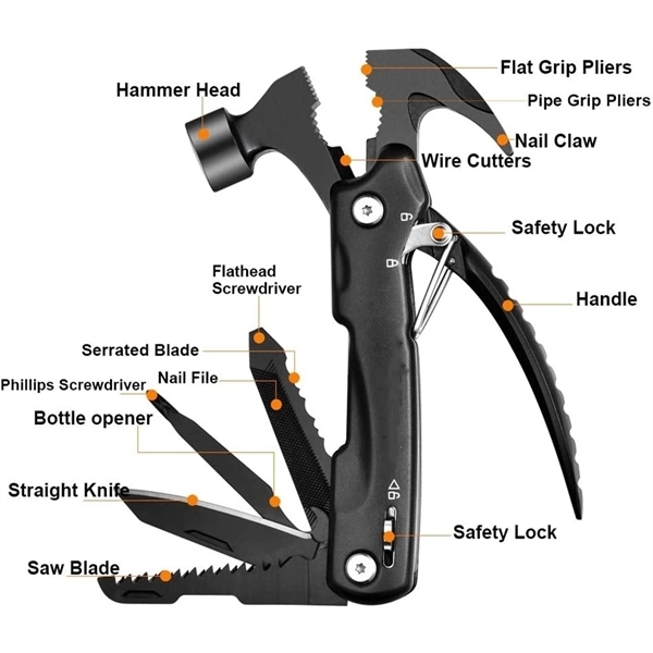 All in One Pocket Hammer Multi Tool 5