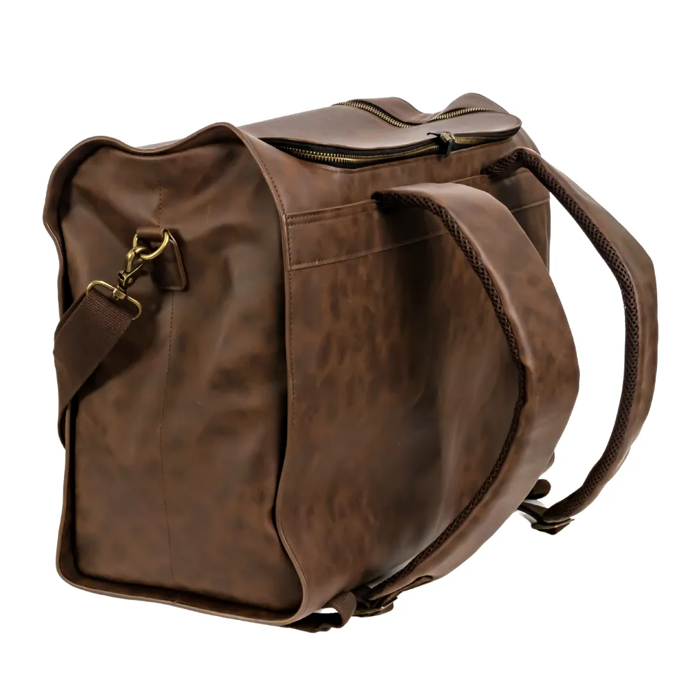 6-Bottle Leather Salesperson Backpack 5