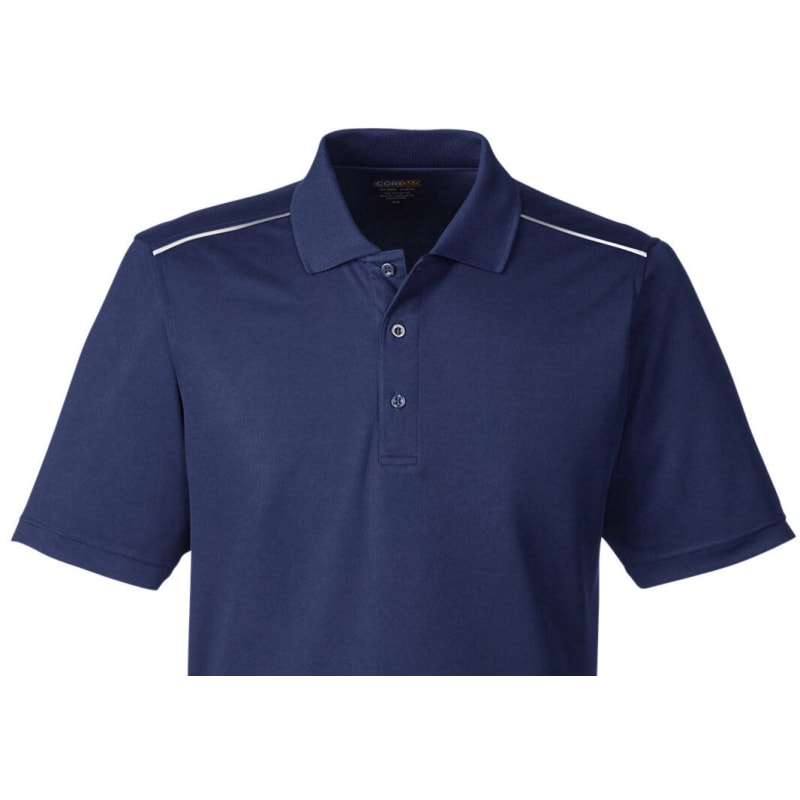 CORE365 Men's Radiant Performance Piqué Polo With Reflective Piping 5