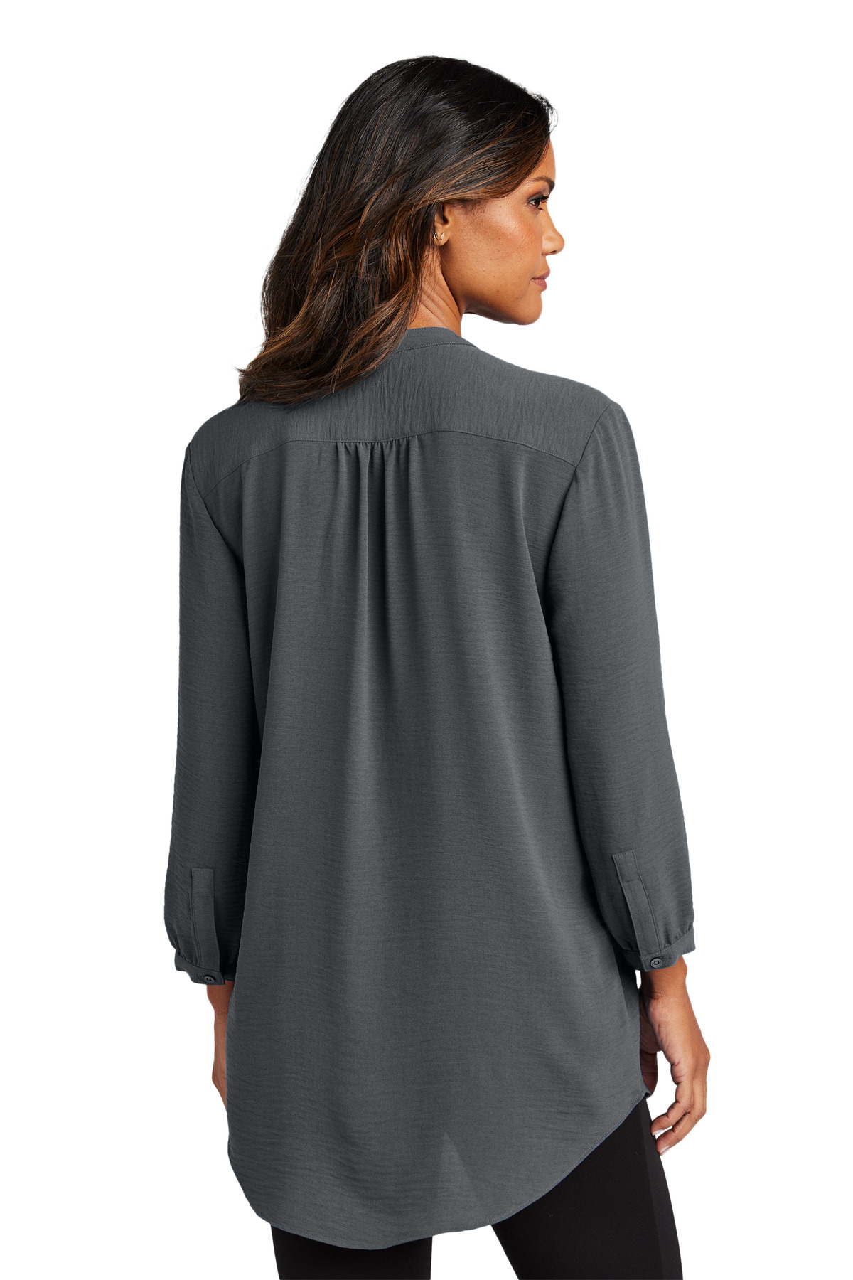 Port Authority Women's 3/4-Sleeve Textured Crepe Tunic LW713 18