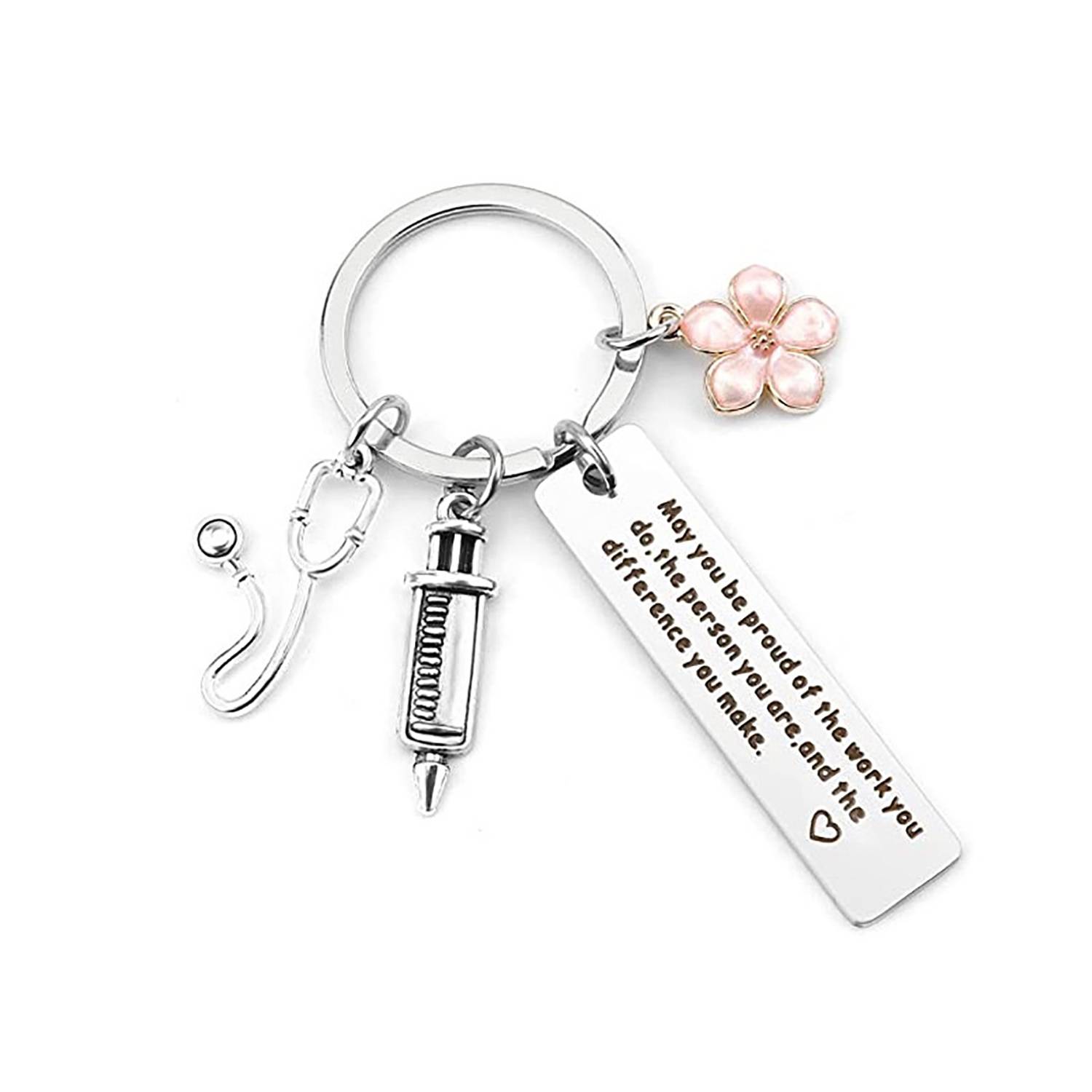 Nurse's Day Stainless Steel Keychain 5