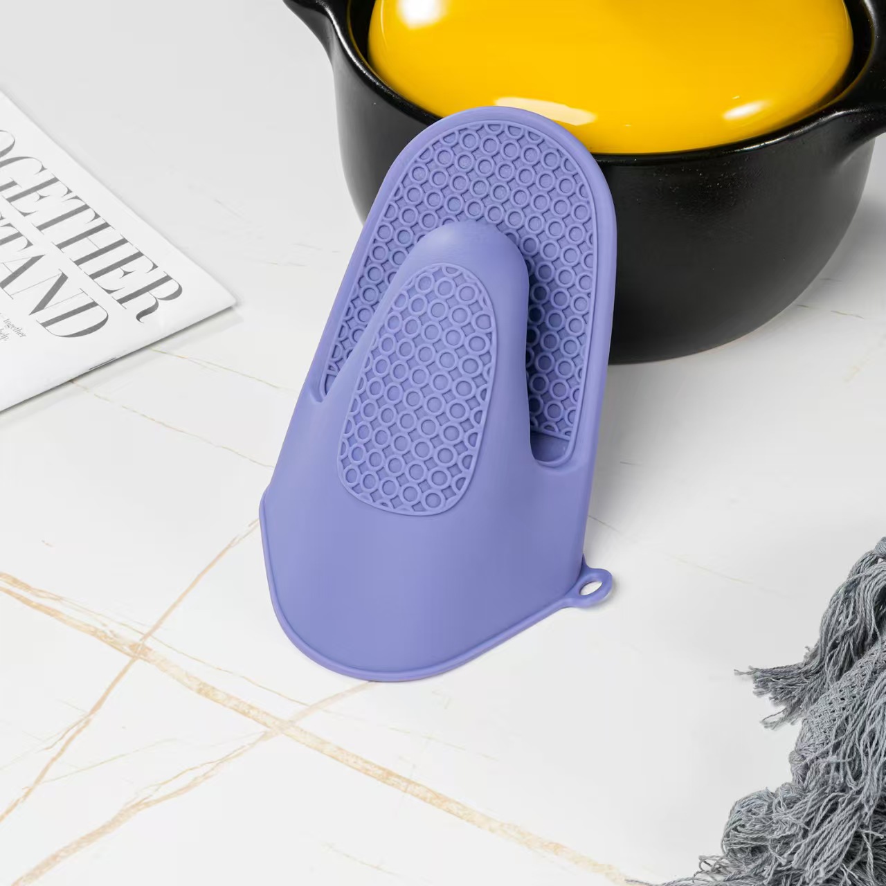 Heavy Duty Silicone Heat Gloves 4