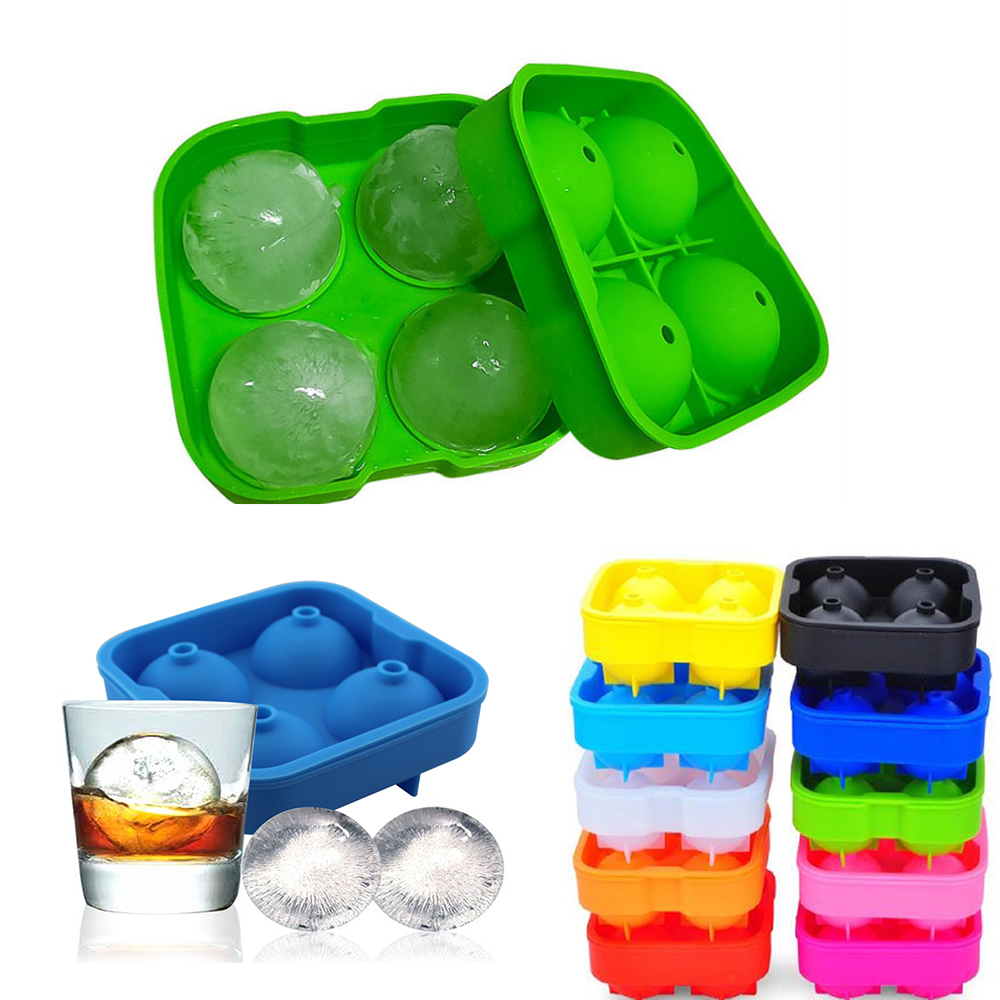 4 Balls Silicone Ice Tray 2