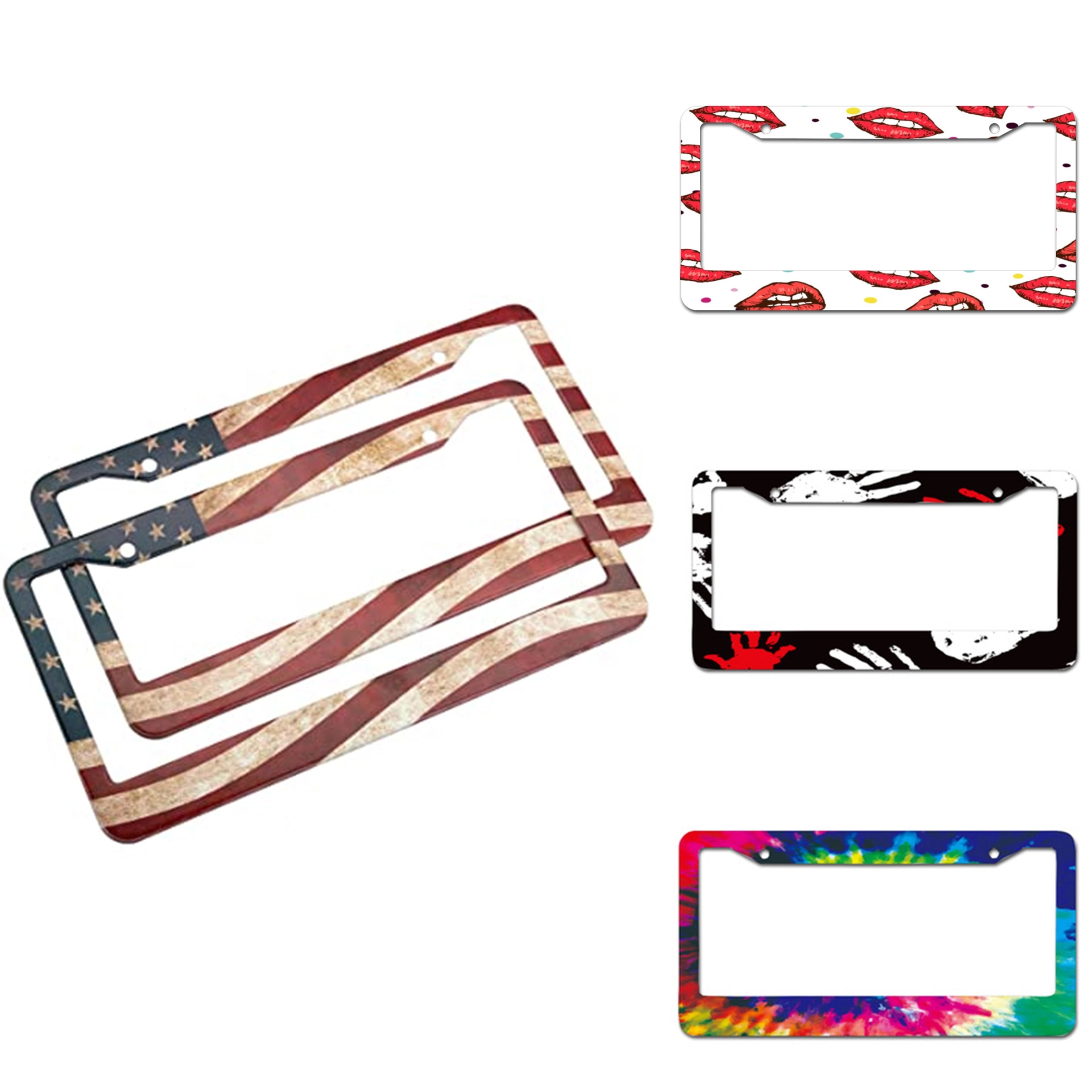 Aluminum Alloy License Plate Frame MOQ 50PCS 1