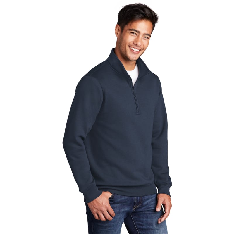 Port & Company Core Fleece 1/4-Zip Pullover Sweatshirt, custom hoodie or sweatshirt with logo imprint 55
