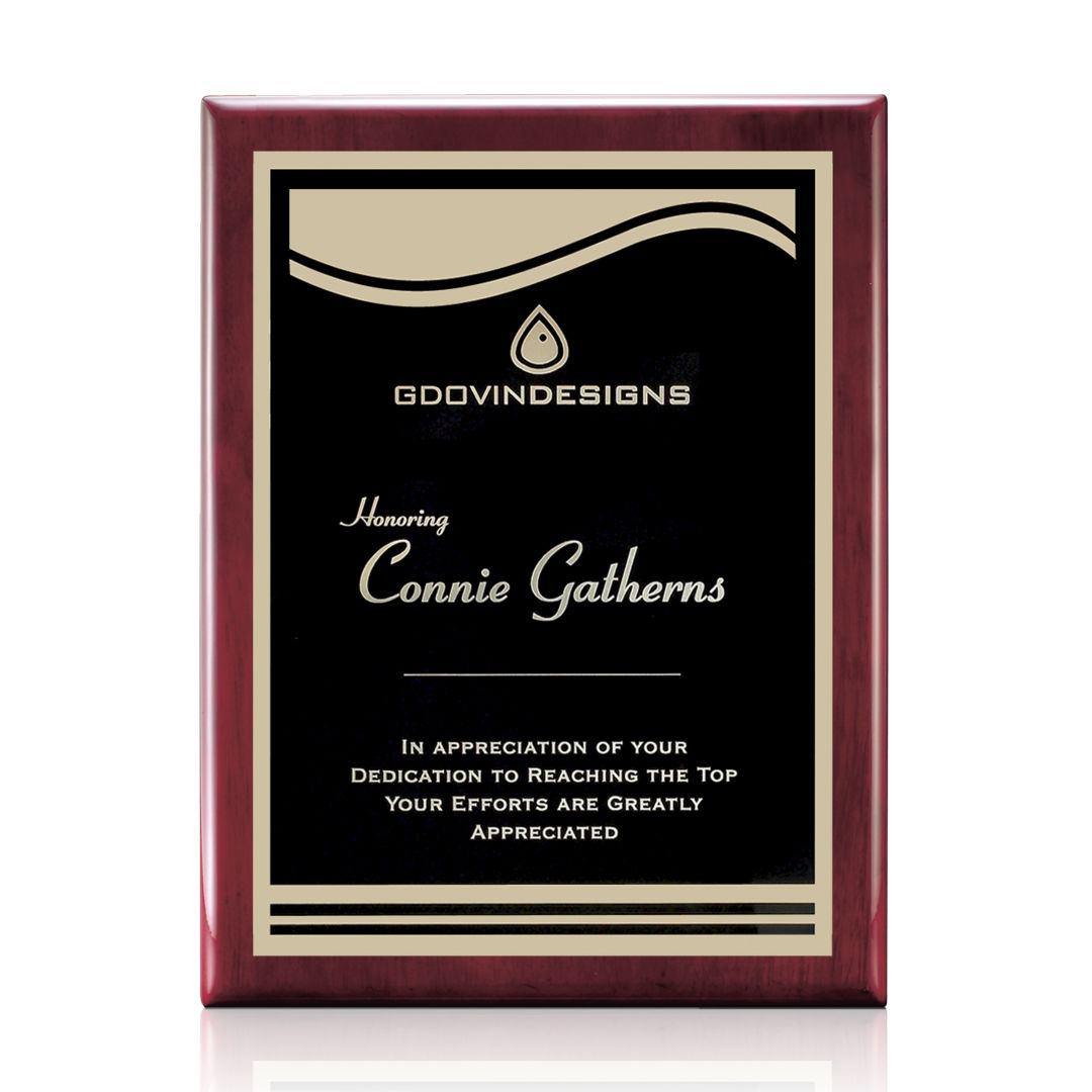 Oakleigh/Marietta Plaque - Rosewood/Black 5