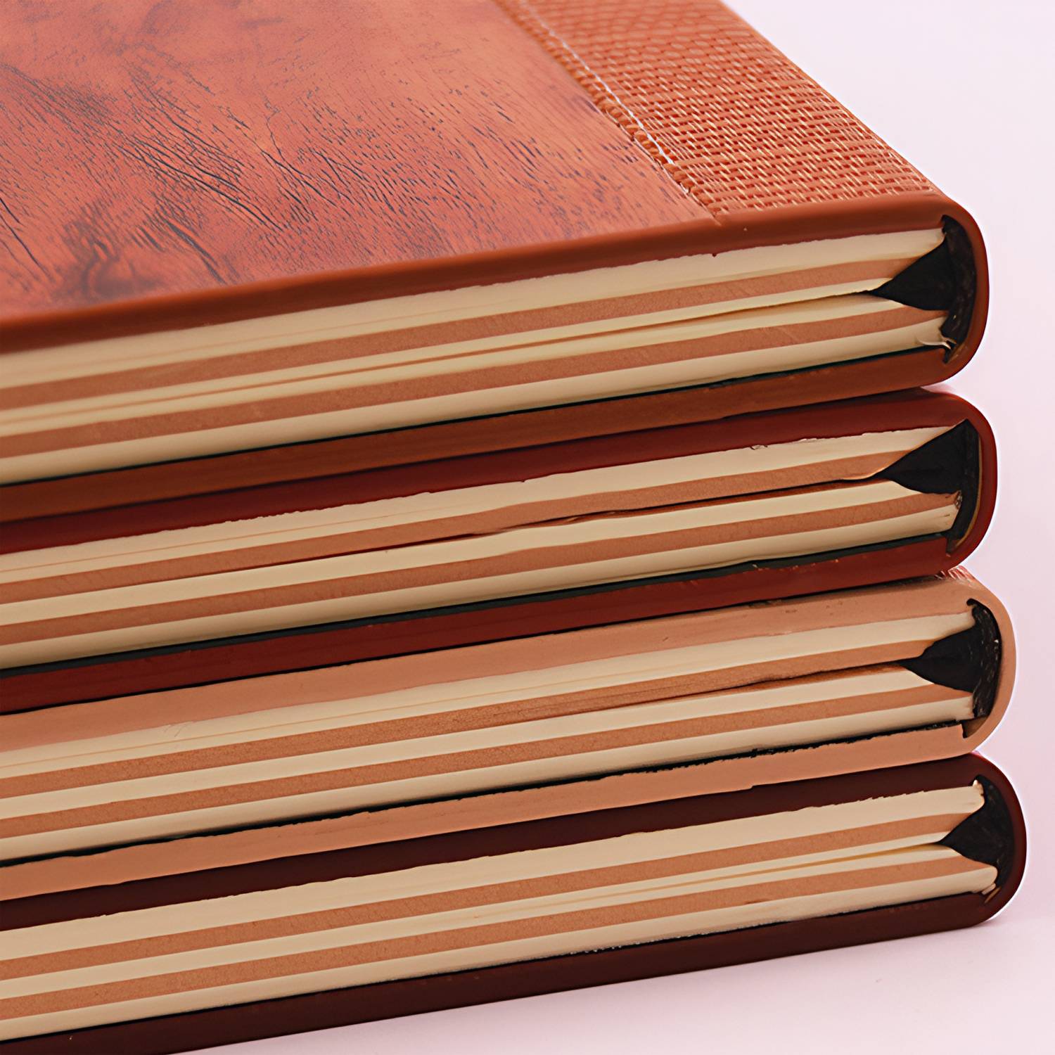 Eco-Friendly Cork Wood Grain Business Notebook 2