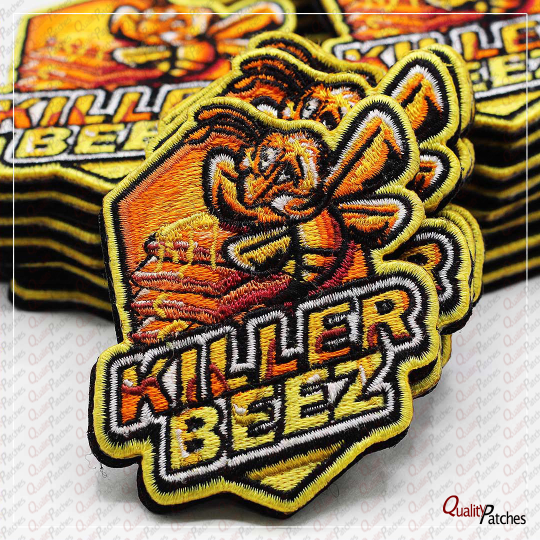 Custom Die Cut Embroidered Patches 56
