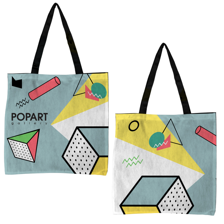 Flat Tote- Full Color on Both Sides 5