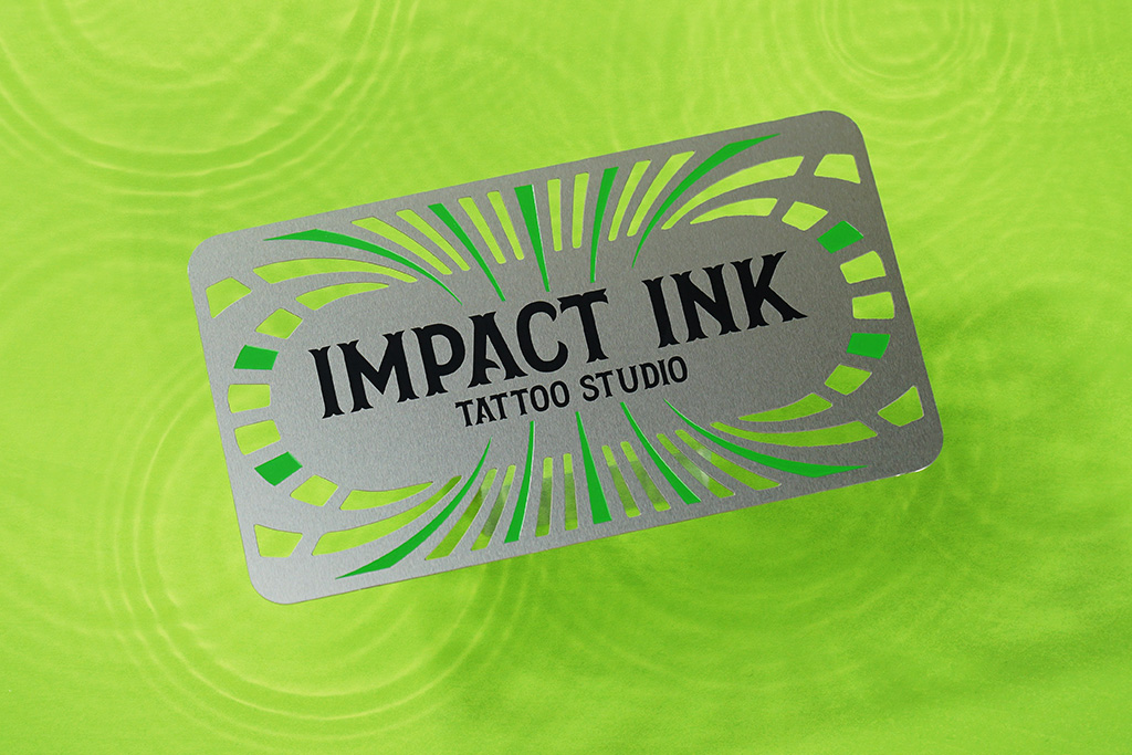Stainless Steel Business Cards 85
