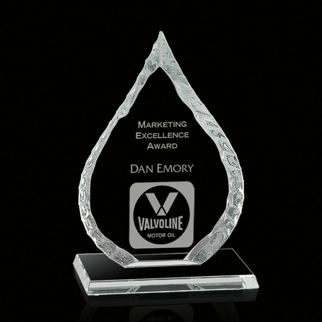 Iceberg Oil Drop Award on Base - Starfire 6