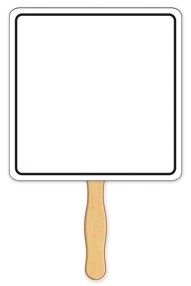 HAND FANS - Coloring Fan, Square Shape 5