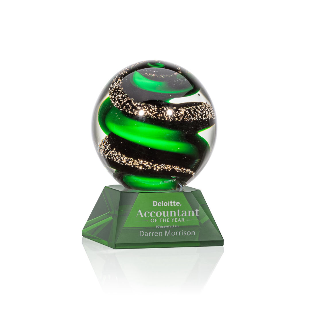 Zodiac Award on Sheffield Base - Green 8