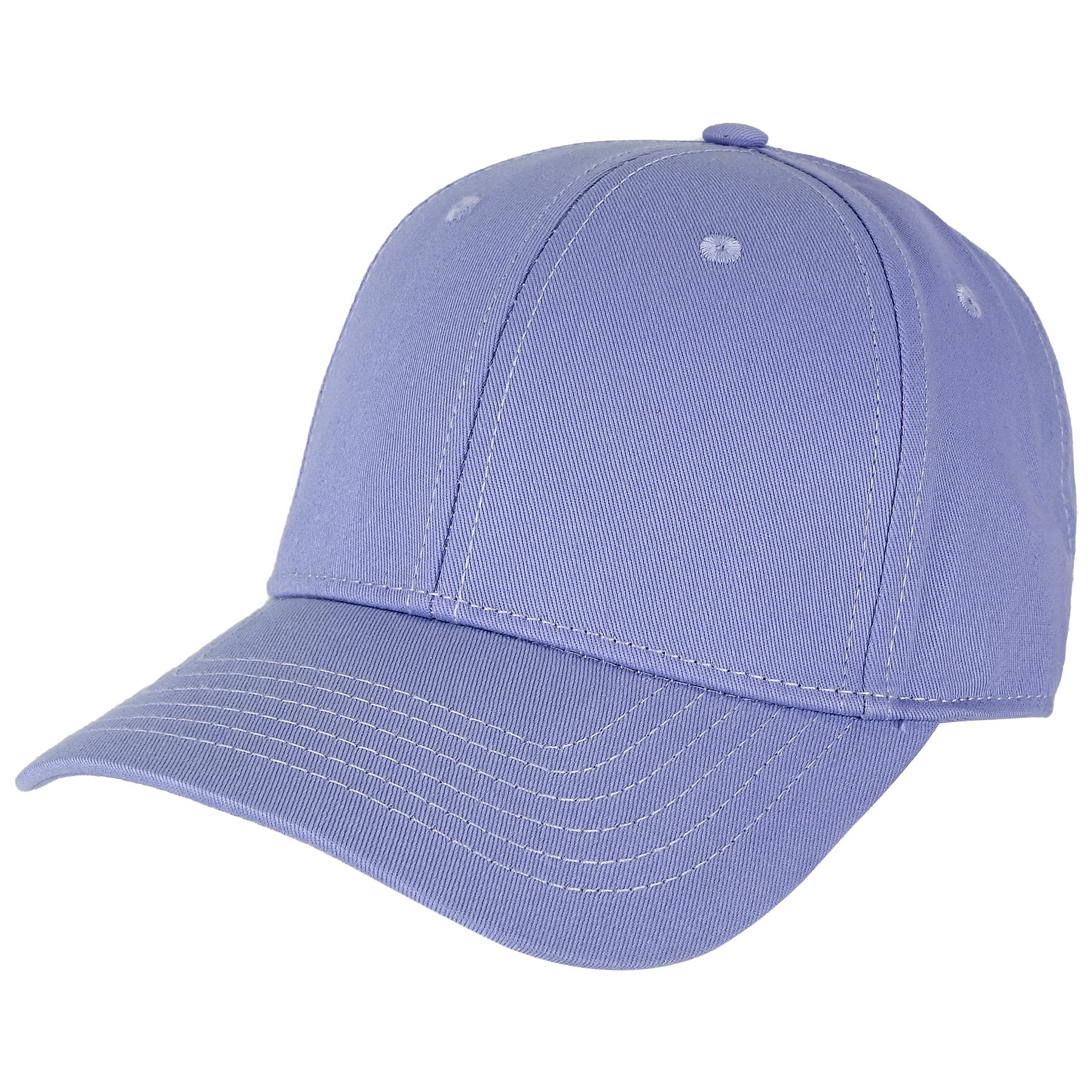 Classic 6-panel Curved Brim Baseball Cap With Plastic Snapback Clousure (MOQ: 1pc) 28