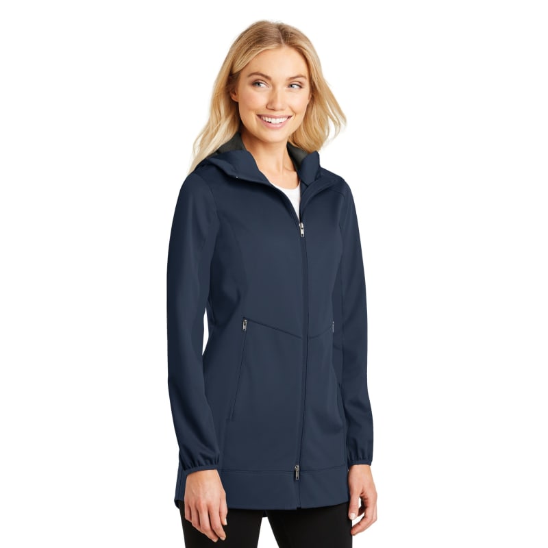 Port Authority Women's Active Hooded Soft Shell Jacket. 18