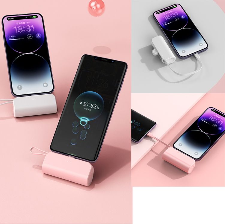 5000mAh Small Portable Power Bank 2