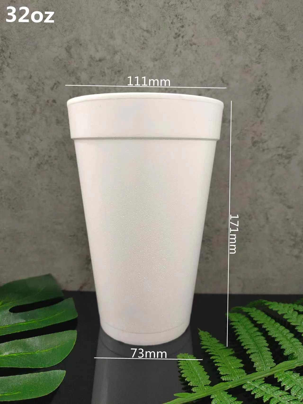 Styrofoam 32 Ounce Cups 3