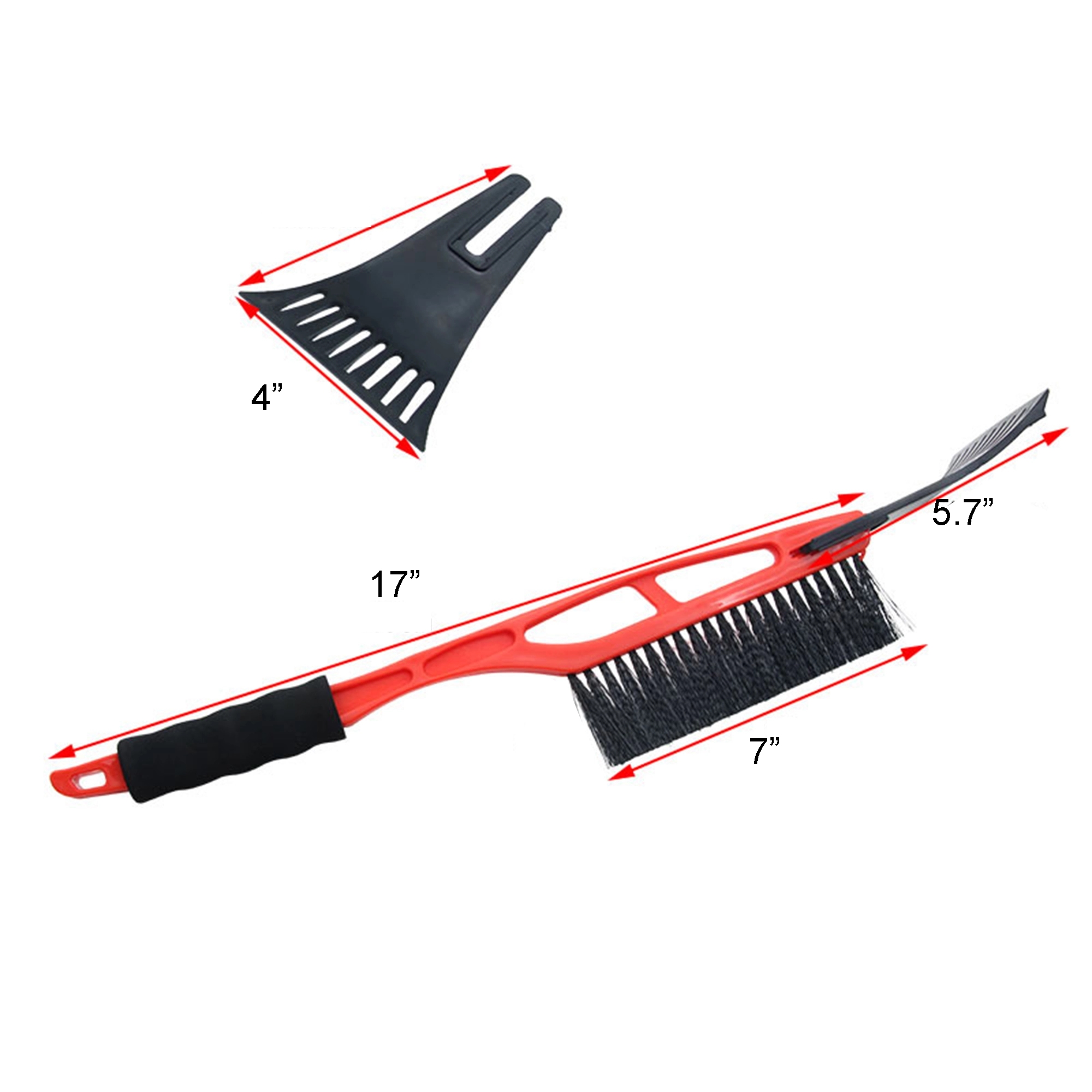 Snow Moover with Detachable Ice Scraper 2