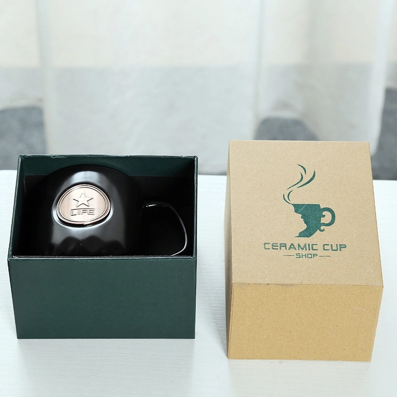 Ceramic Coffee Mug With Lid and Spoon 5
