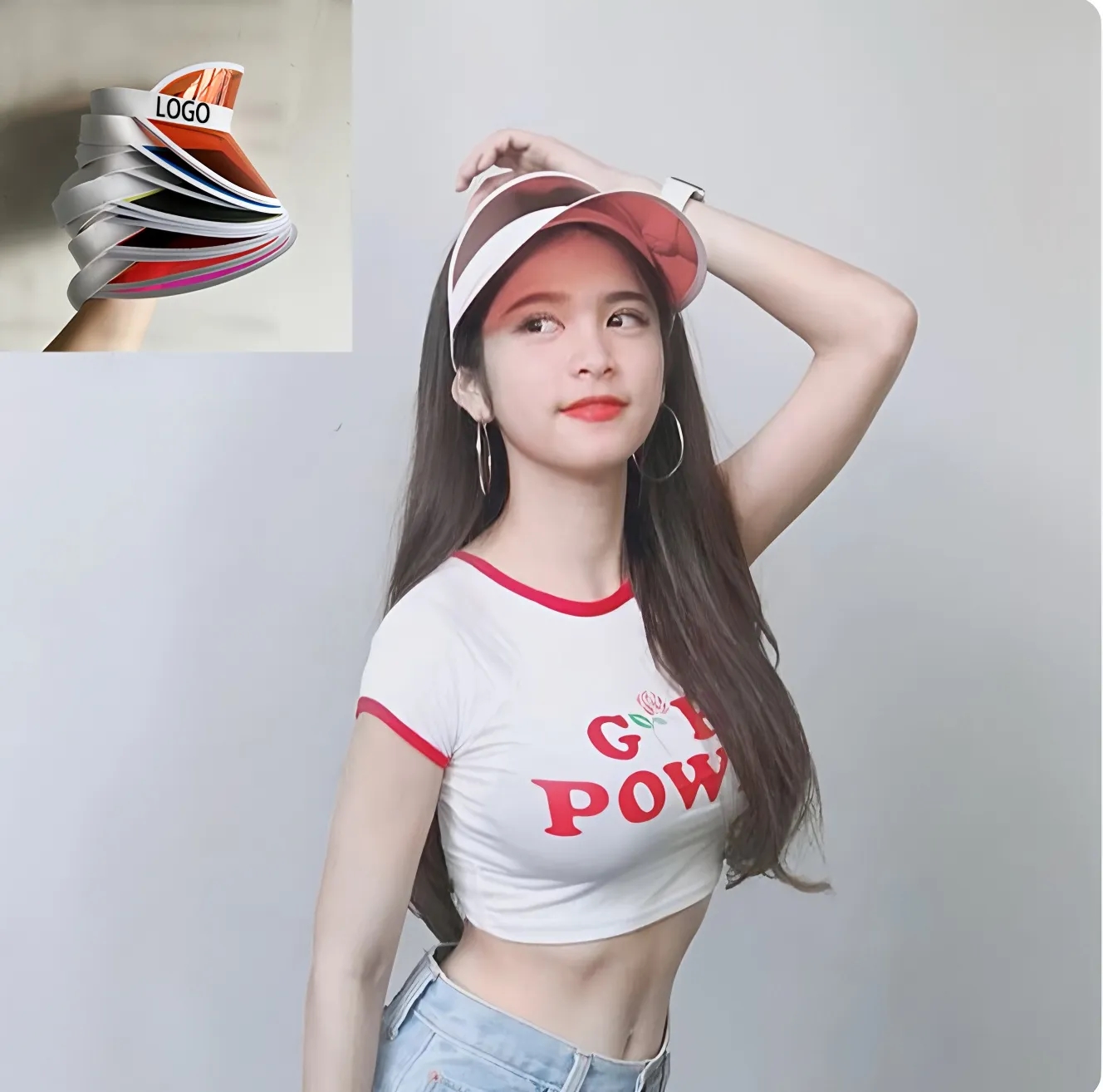 PVC Sun Visor Cap 7