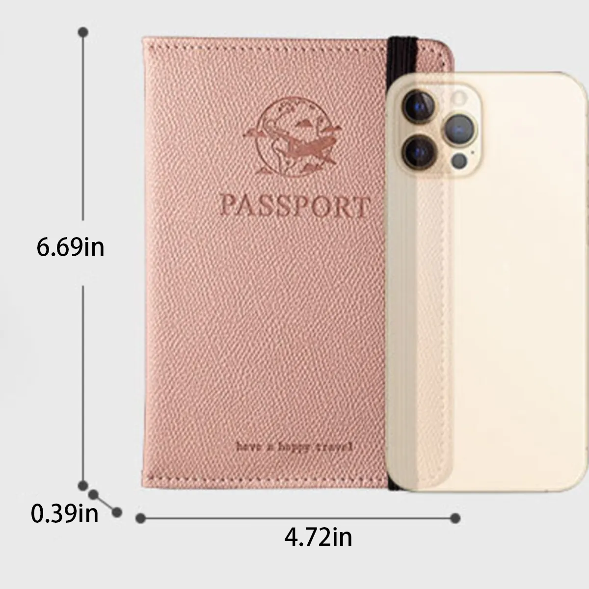 Passport Holder Wallet Travel With Card Storage 3