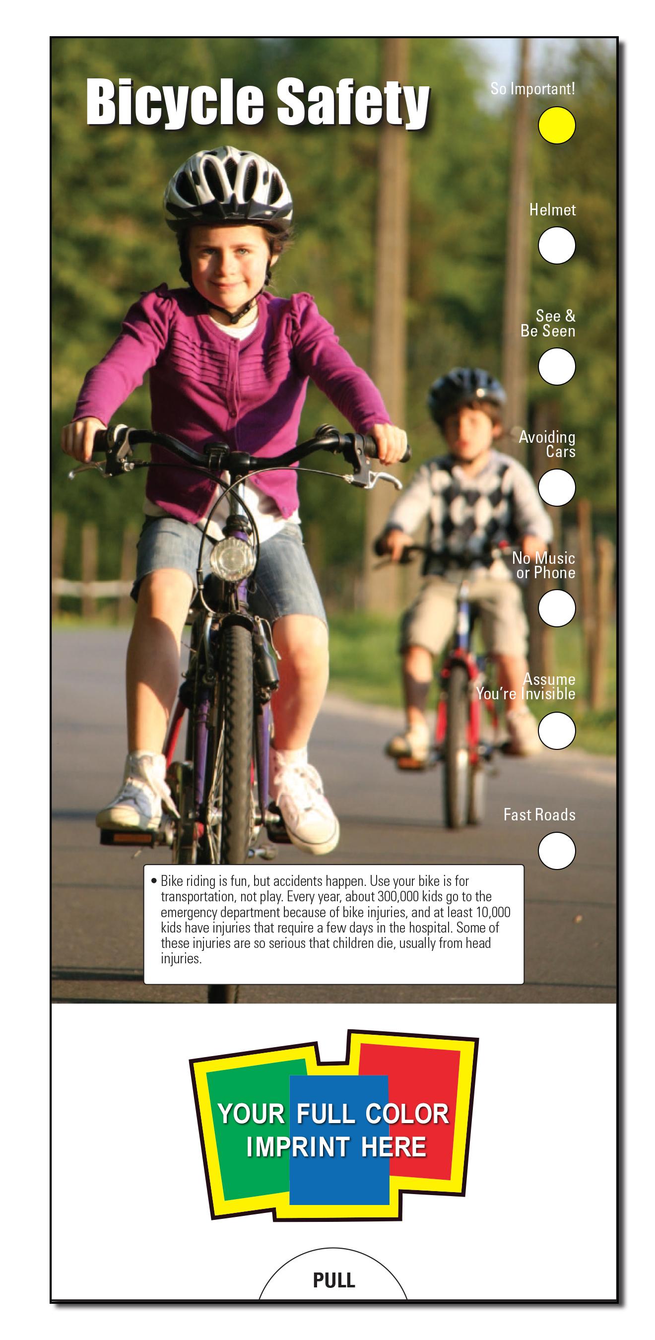 SLIDE CHART - Bicycle Safety Slide Chart 3