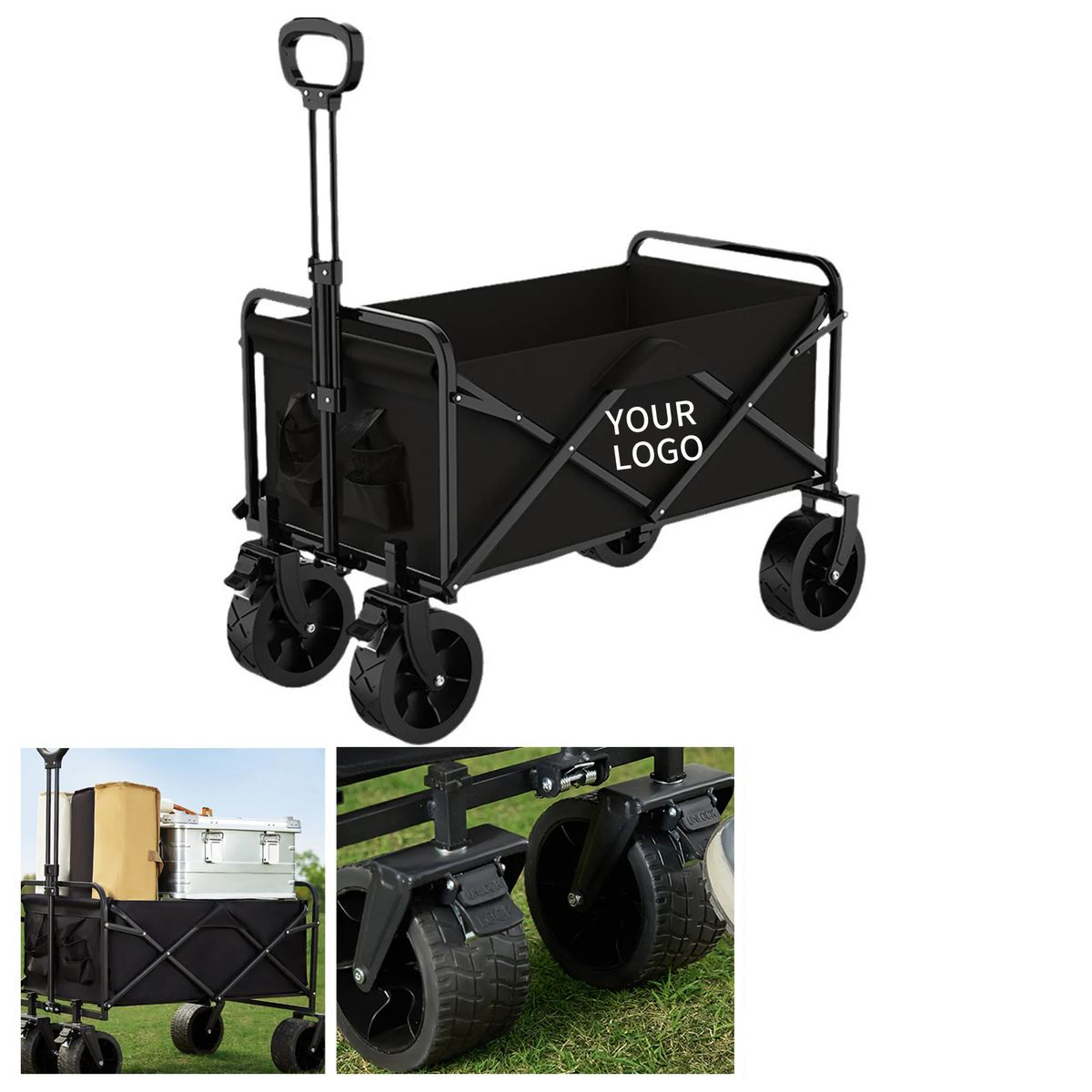 Portable Folding Wagon for Beach or Garden Use 2