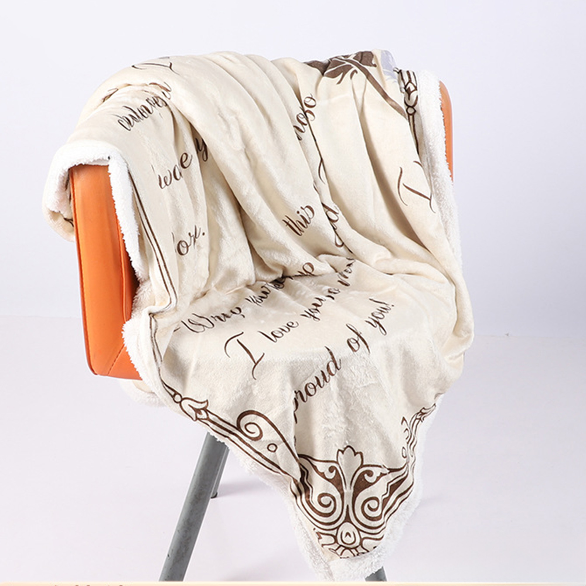 Durable Woolen Blanket Fleece Wide Use Double Thickness 4