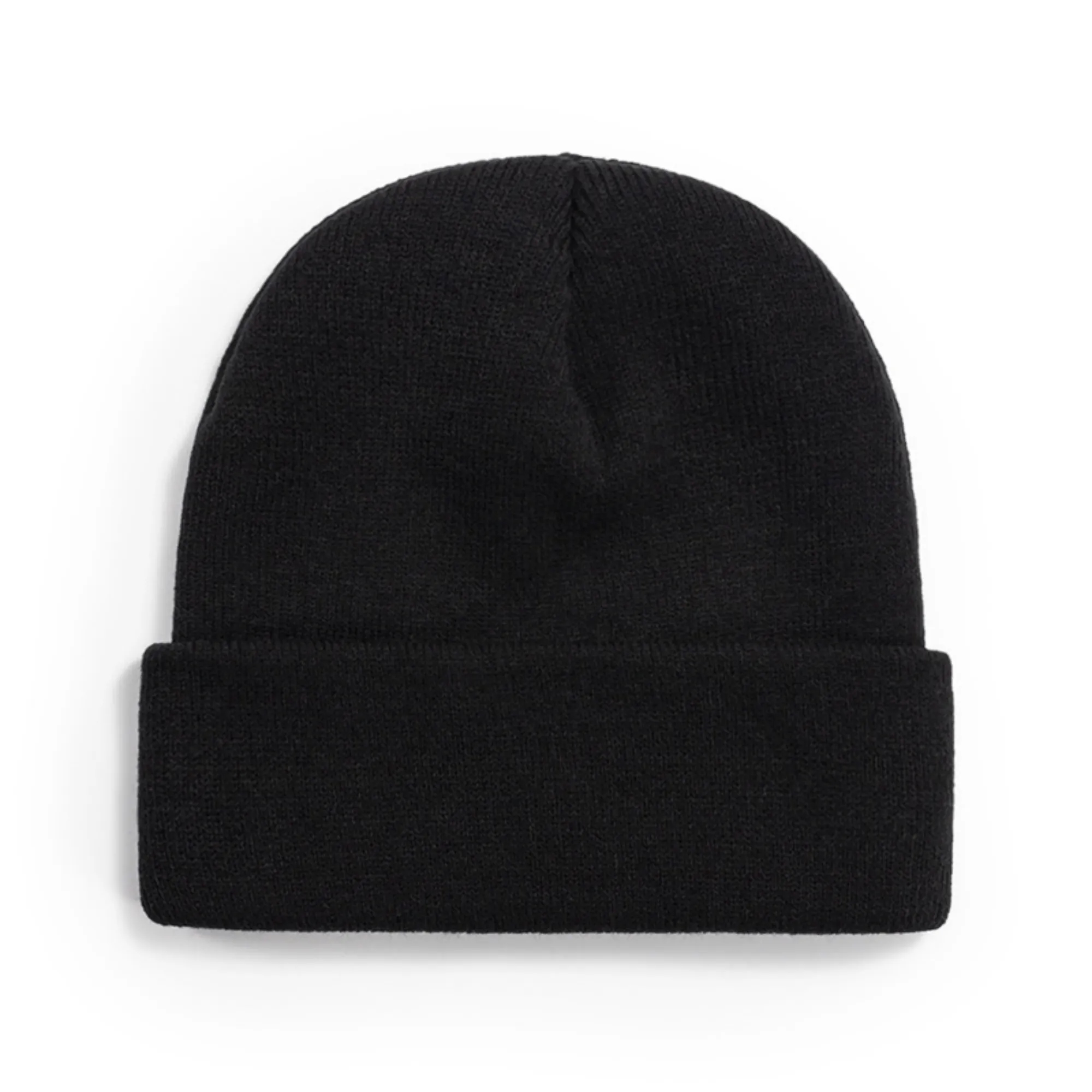 Embroidered solid color light plate knitted hat 3