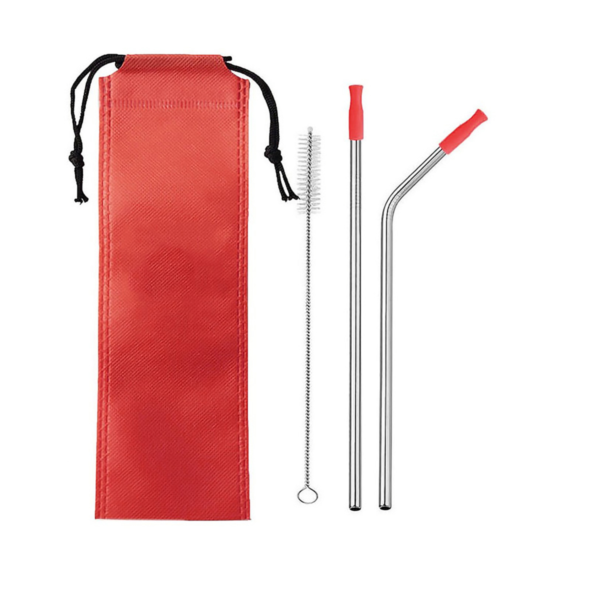 Stainless Straw Set w/Drawstring Pouch 4