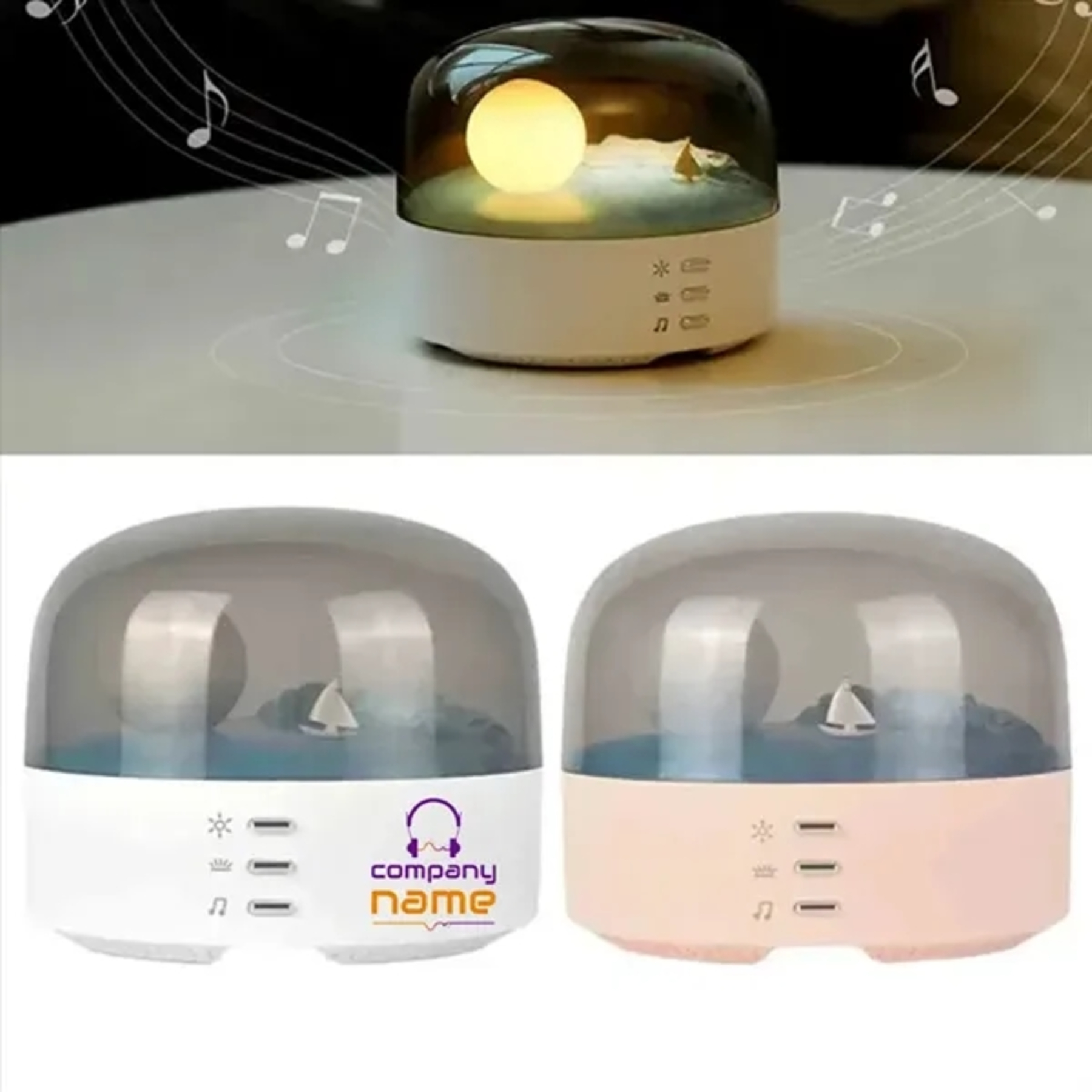 Moon Night Light Bluetooth Speaker 1