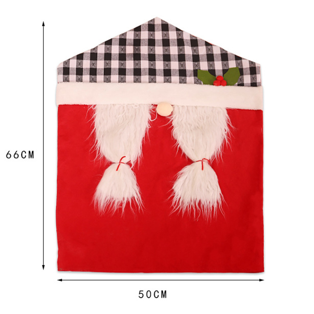 Christmas Plaid Chair Cover 4
