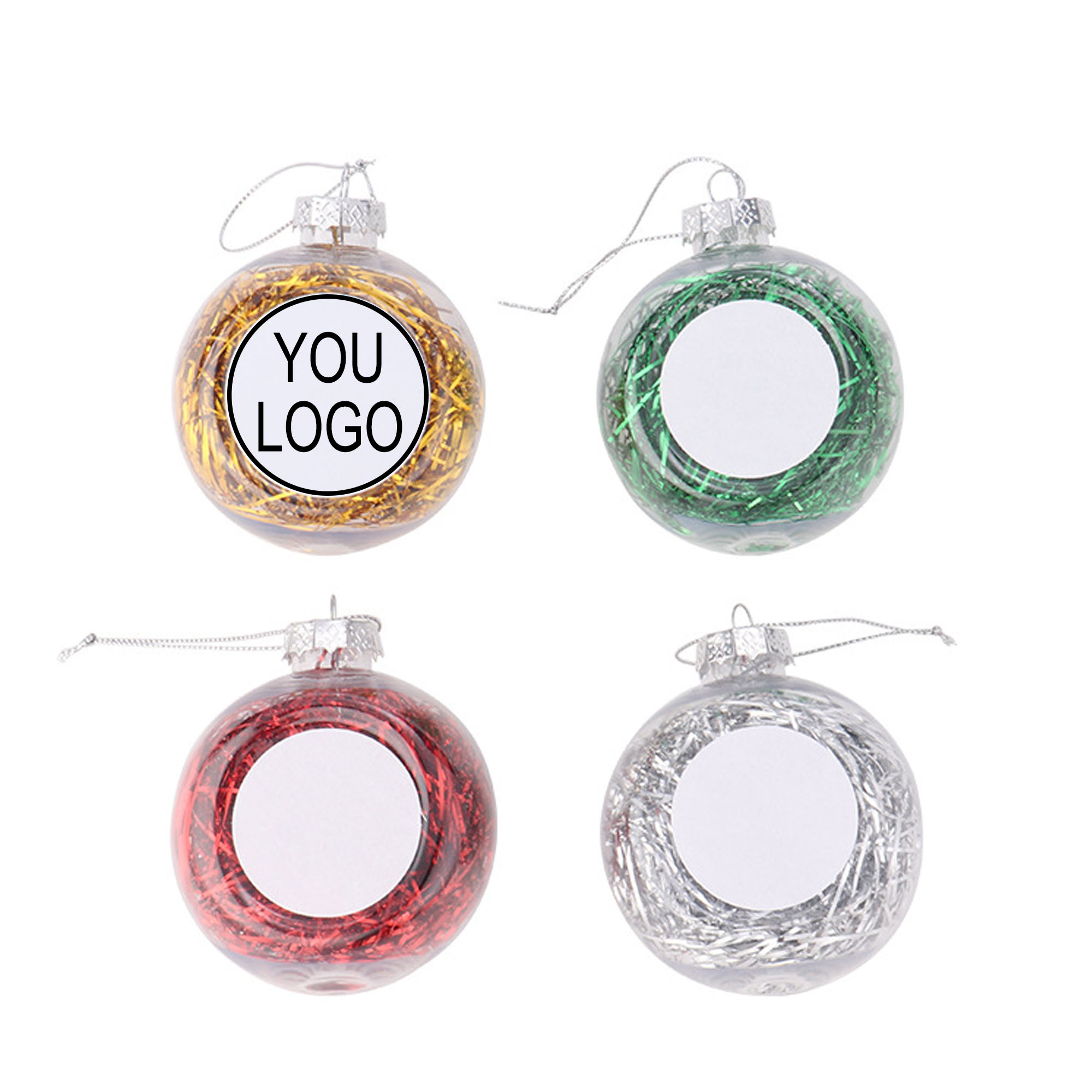 Christmas Ball Ornament With Custom Photo Decoration 2