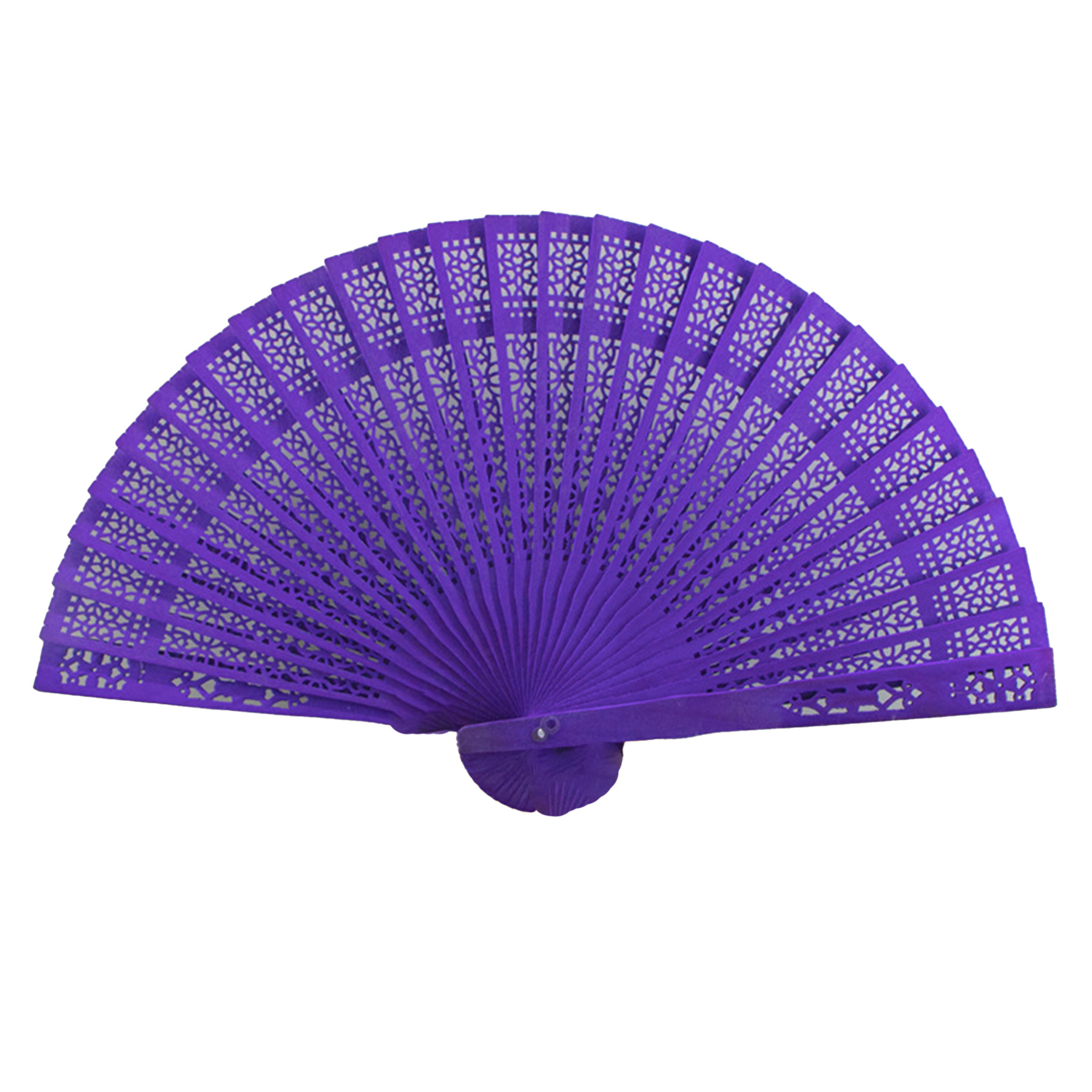 Carved Wooden Folding Fan 8