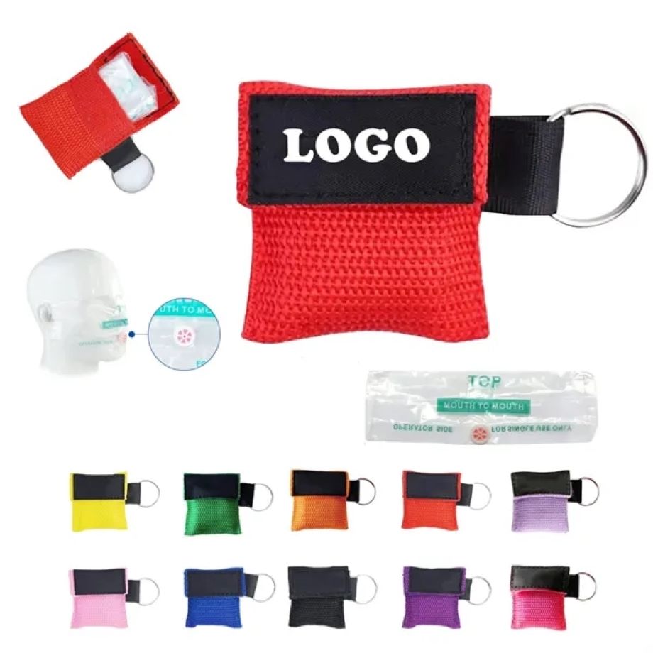 CPR Emergency Mask Keychains 4